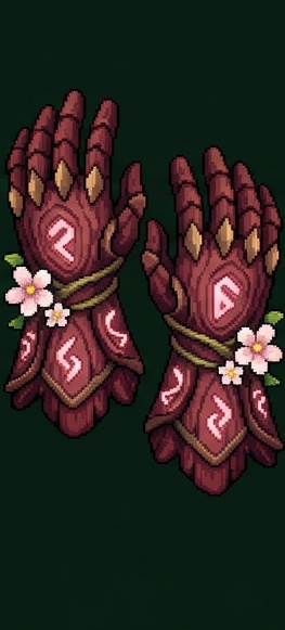Roots of Eternity — pixel-art gauntlets